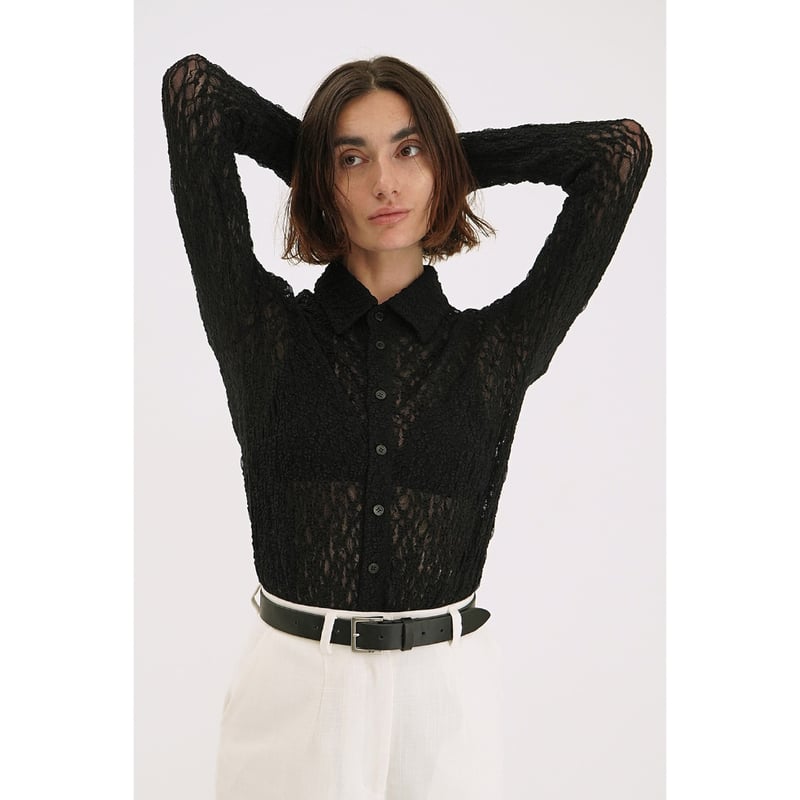 CLANE クラネ “LADY LACE SHIRT” レディーレースシャツ | t / wo CLANE クラネ “LADY LACE SHIRT” レディーレースシャツ | t / wo