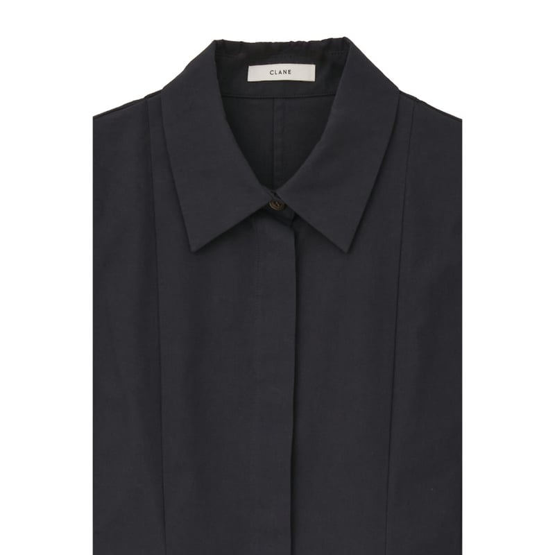 CLANE クラネ “PANELL PLEAT SQUARE SLEEVE SHIRTS” パ