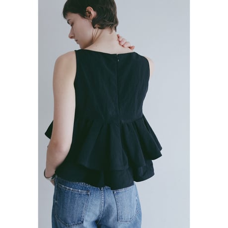 MANOF マノフ “SQUARE TIERED BLOUSE” スクエアティアードブラウス