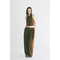 CLANE クラネ “DRAWSTRING LOOSE TUCK PANTS” ドローストリングルーズタックパンツ