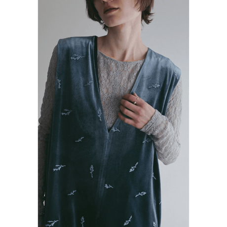 MANOF マノフ “VELOR EMBROIDERY ALL IN ONE” ベロアエンブロイダリーオールインワン