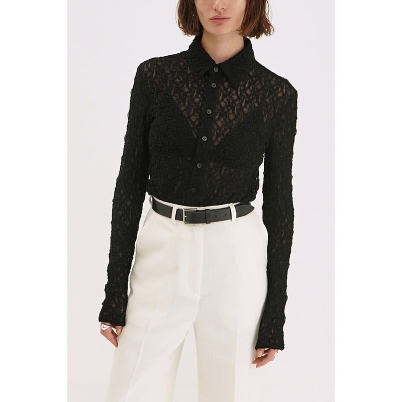 CLANE クラネ “LADY LACE SHIRT” レディーレースシャツ | t / wo CLANE クラネ “LADY LACE SHIRT” レディーレースシャツ | t / wo