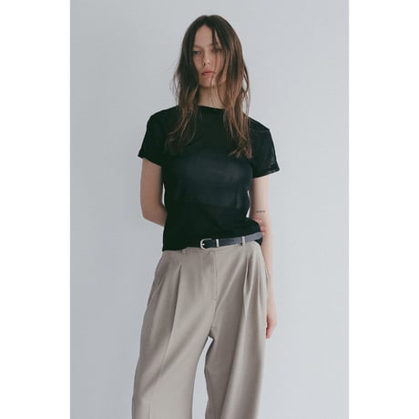 MANOF マノフ “BASIC TULLE T-SHIRT” ベーシックチュールTシャツ