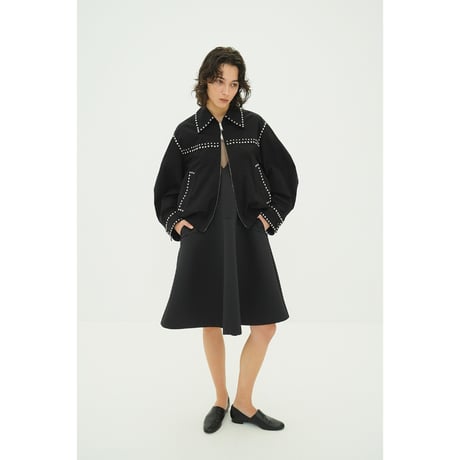 CLANE クラネ “W COLOR STUDDED DRIZZLER JACKET” ダブルカラースタッズドリズラージャケット