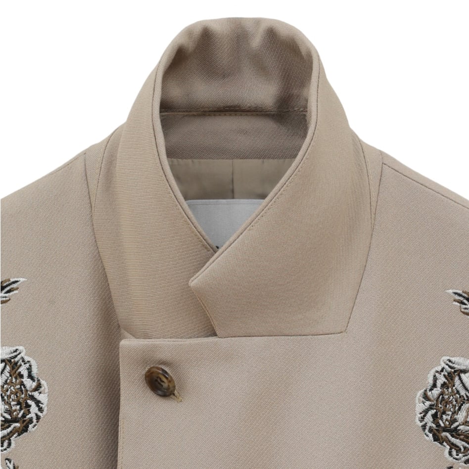 CLANE クラネ “FLOWER EMBROIDERY TAILORED JACKET” フ CLANE クラネ “FLOWER EMBROIDERY TAILORED JACKET” フ