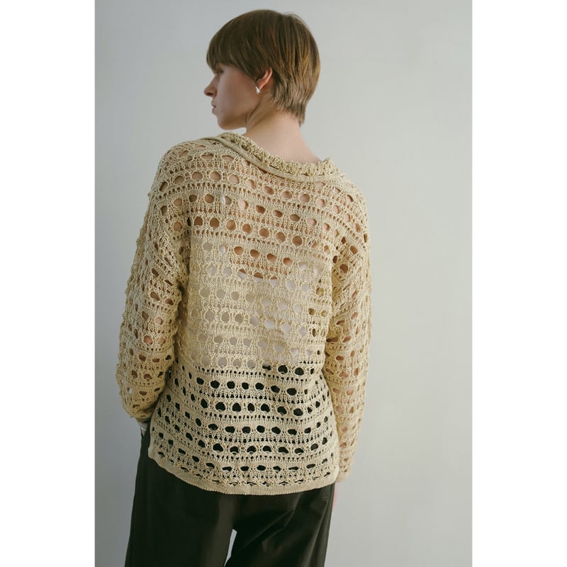 MANOF マノフ “CROCHET KNIT TOPS” クロシェニットトップス | t / wo MANOF マノフ “CROCHET KNIT TOPS” クロシェニットトップス | t / wo