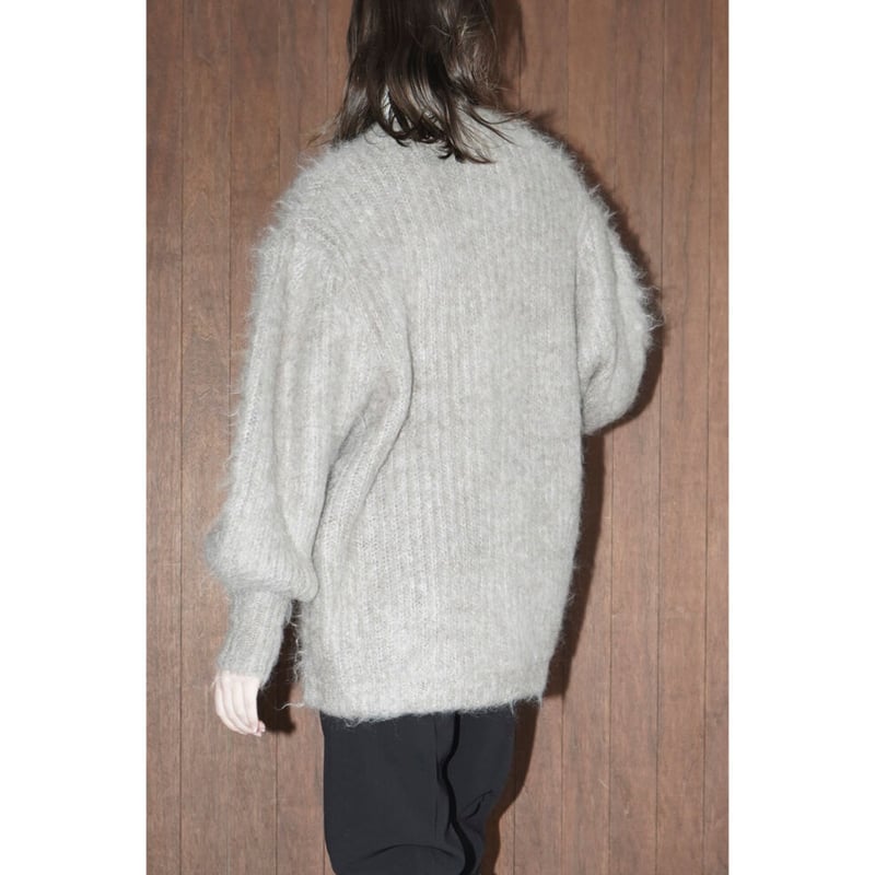 CLANE クラネ “COLOR MOHAIR SHAGGY CARDIGAN” カラーモヘヤ