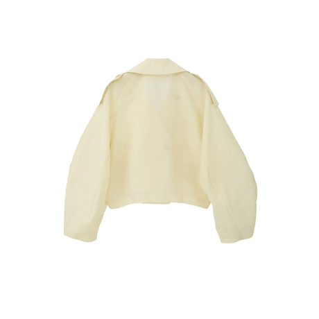 CLANE クラネ “SHEER SHORT TRENCH JACKET” シアーショートトレンチジャケット