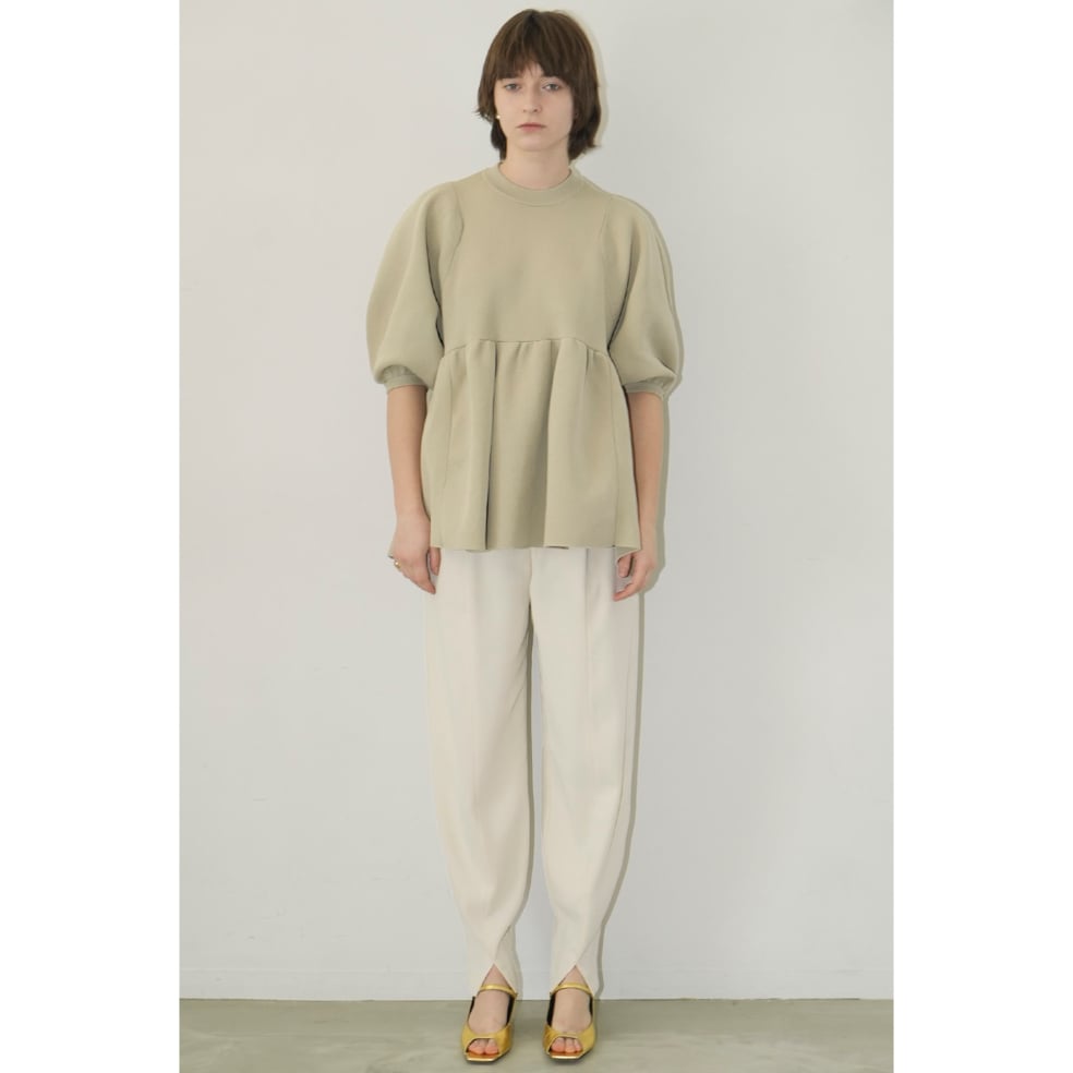 CLANE クラネ “BALLOON SLEEVE GATHER KNIT TOPS” バルー