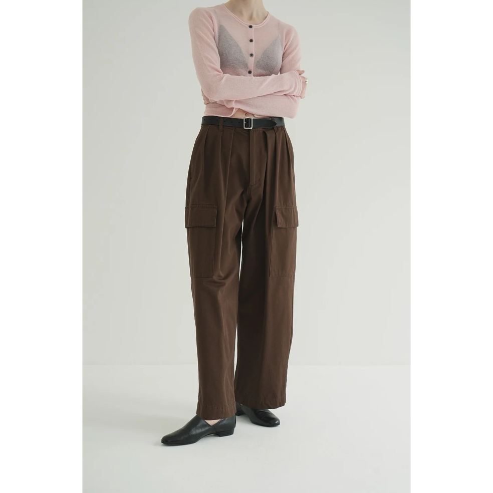 CLANE クラネ “WIDE TUCK WORK PANTS” ワイドタックワークパンツ