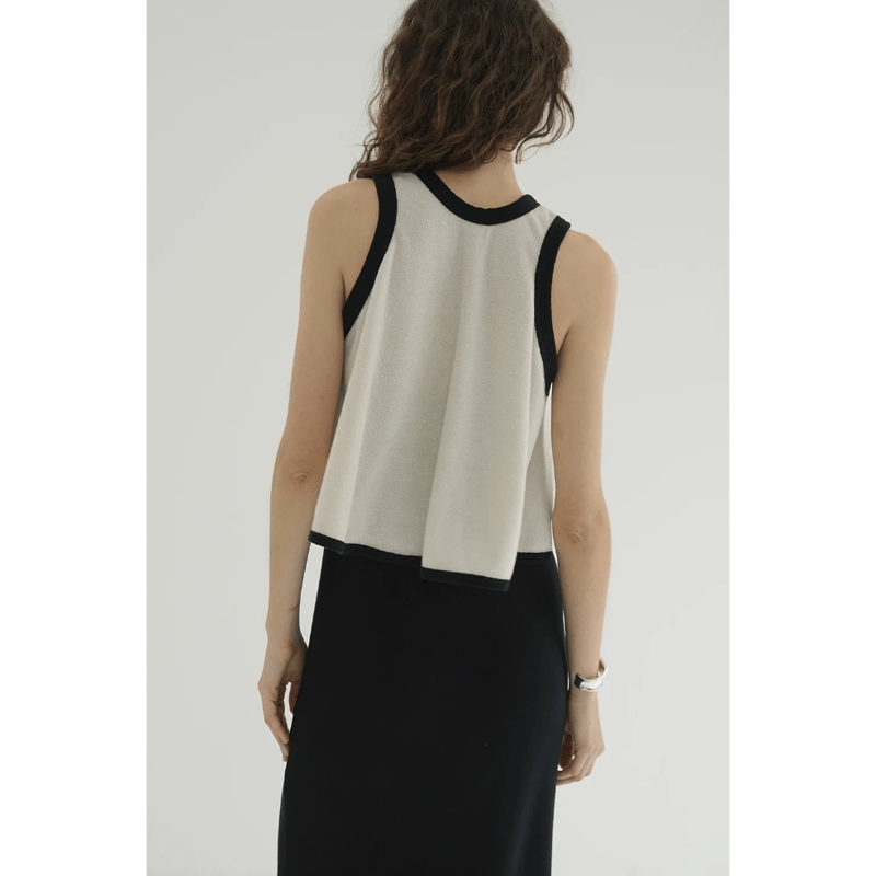 CLANE クラネ “PILE FLARE TANK TOPS” パイルフレアタンク