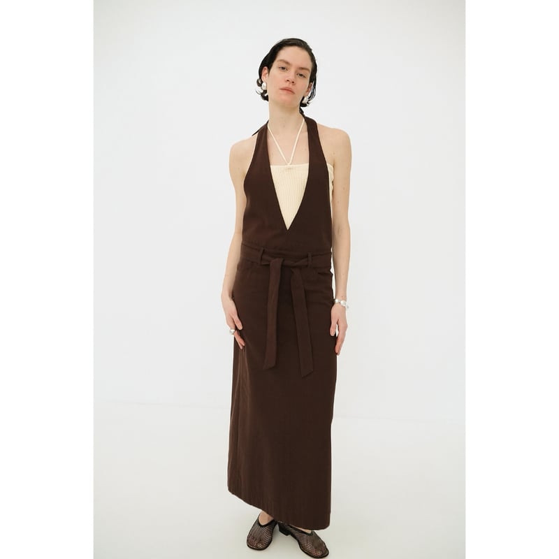 ワンピース CLANE HALTER NECK FLARE ONE PIECE CLANE（クラネ）の「HALTER NECK FLARE ONE PIECE（ワンピース