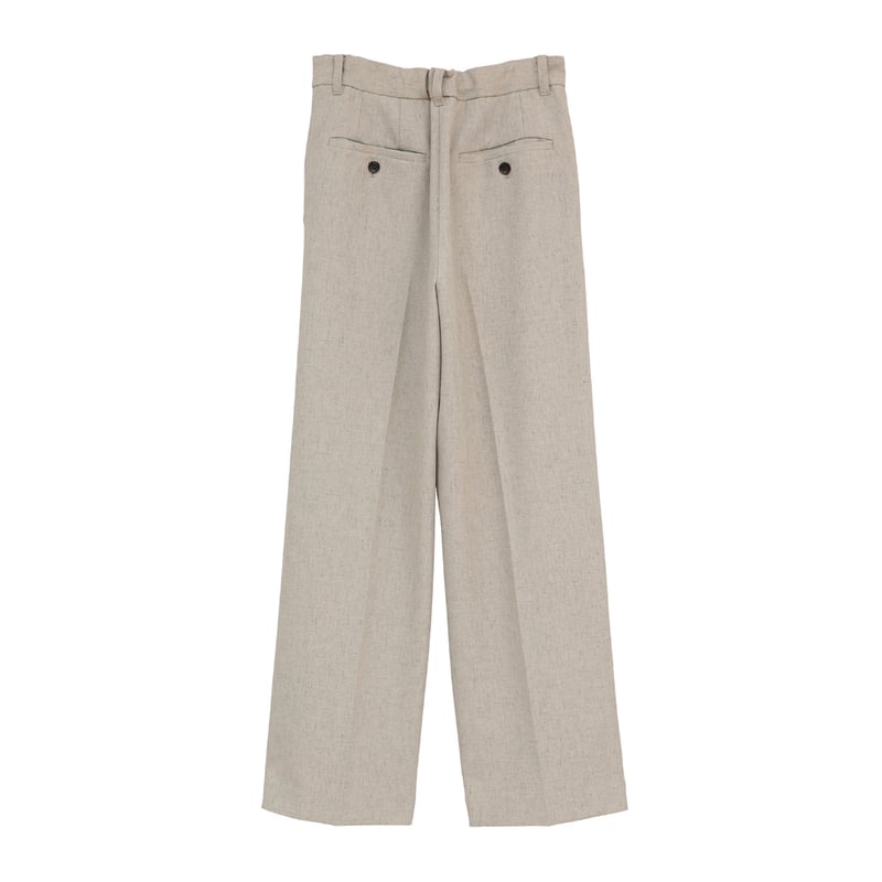 CLANE クラネ “2WAY TUCK STRAIGHT PANTS” ツーウェイタックスト