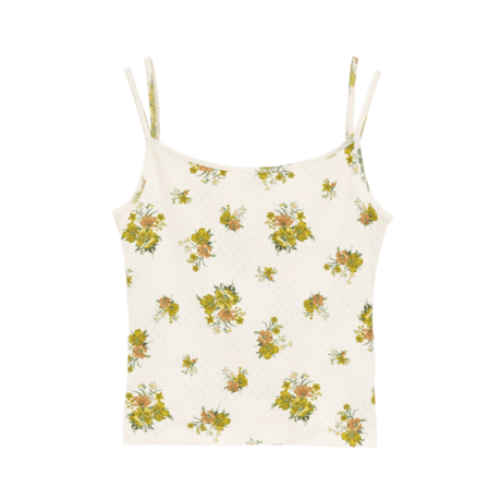 CLANE クラネ ”MANY WAY FLOWER CAMI TOPS” メニーウェイフラワーキャミ