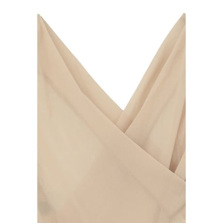 MANOF マノフ “CACHECOEUR TULLE TOPS” カシュクールチュールトップス