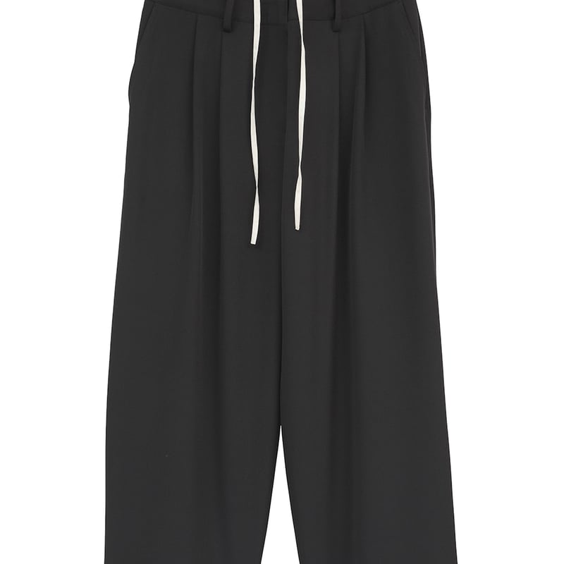 CLANE クラネ “W WAIST WIDE SLACKS” ダブルウエストワイドスラックス