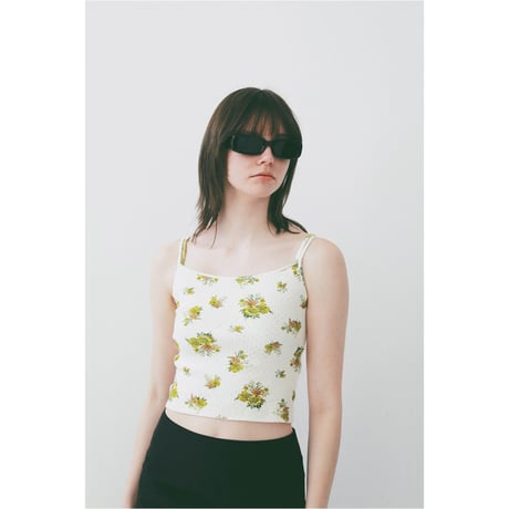 CLANE クラネ ”MANY WAY FLOWER CAMI TOPS” メニーウェイフラワーキャミ