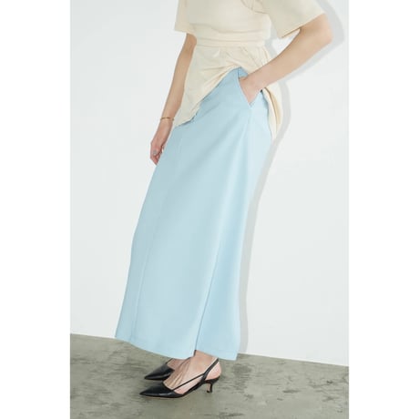 CLANE クラネ “RIB STRIPE STRAIGHT SKIRT” リブストライプストレートスカート