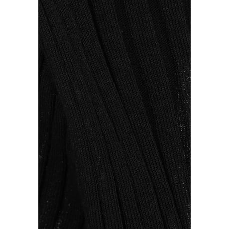 CLANE クラネ “SHEER RIB RIBBON KINT TOPS” シアーリブリボンニットトップス