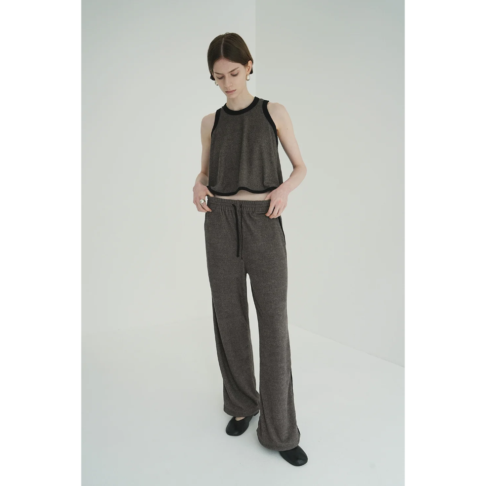 新品【CLANE クラネ 】パイルラインパンツ ネイビー サイズ1 CLANE - パイルラインパンツ - PILE LINE PANTS - NAVY | ADDICT