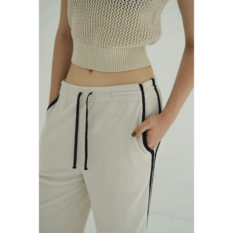 CLANE クラネ “PILE LINE PANTS” パイルラインパンツ | t / wo