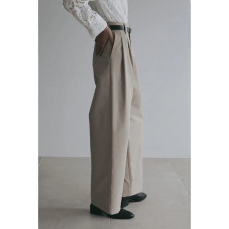 MANOF マノフ “2TUCK CHINO PANTS” ツータックチノパンツ