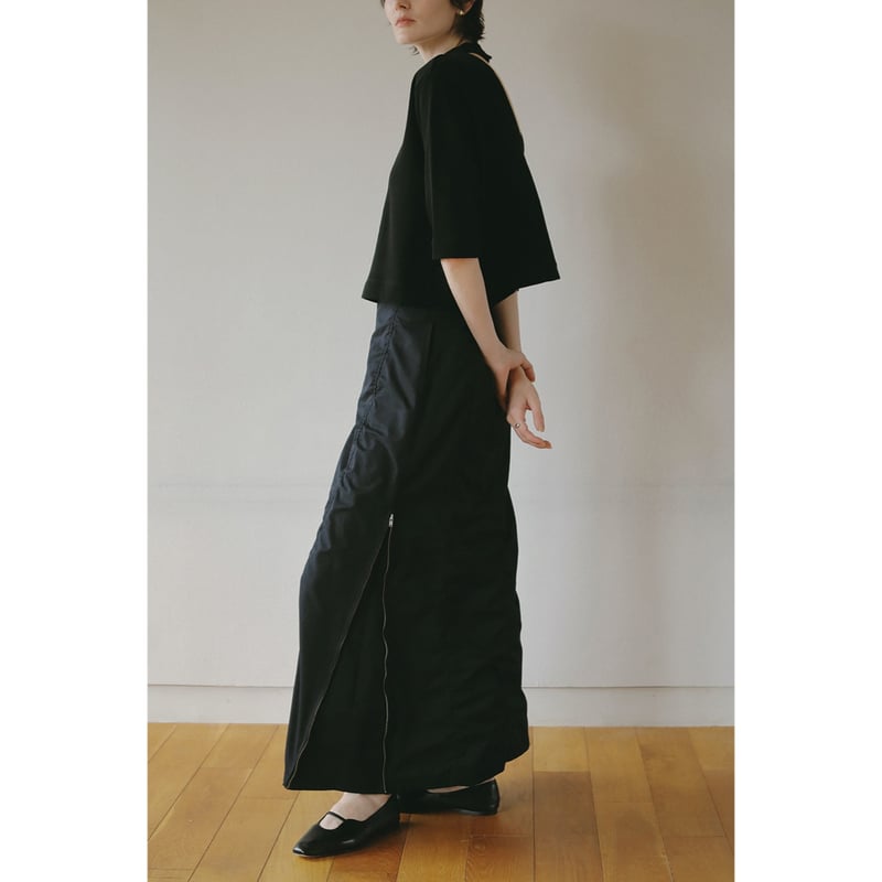 MANOF マノフ “SIDE ZIP LONG SKIRT” サイドジップロング  