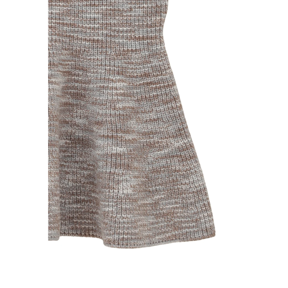 MANOF マノフ “RIB PEPLUM KNIT TOPS” リブペプラムニット