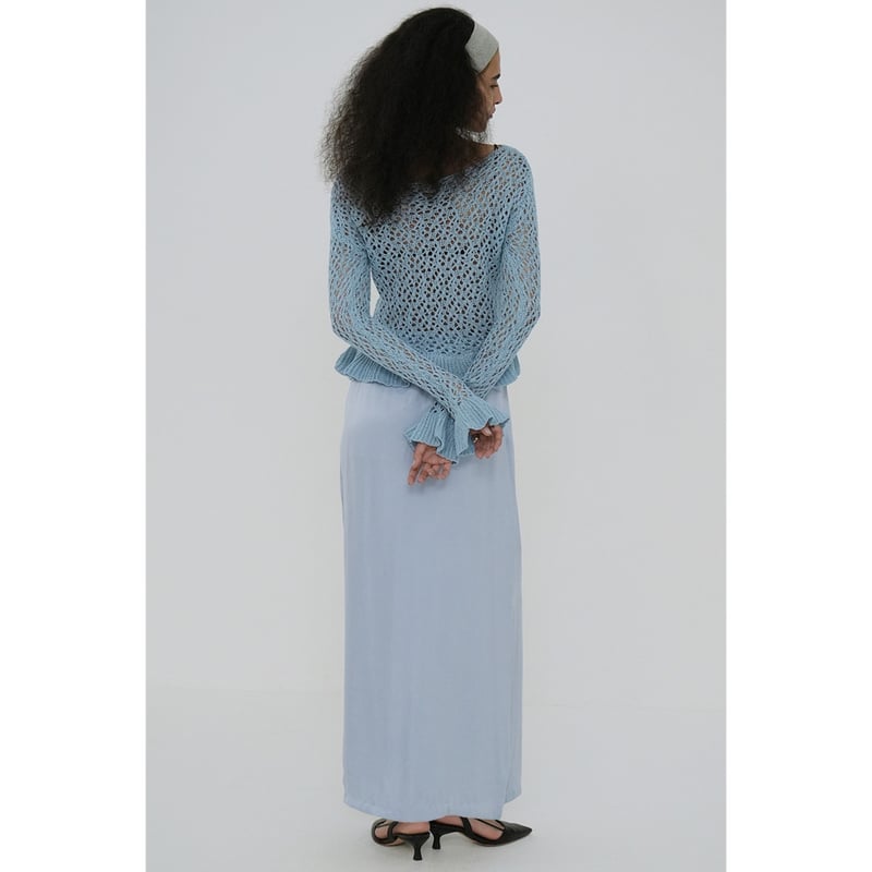CLANE クラネ “BOAT NECK CROCHET KNIT TOPS” ボートネックク CLANE クラネ “BOAT NECK CROCHET KNIT TOPS” ボートネックク