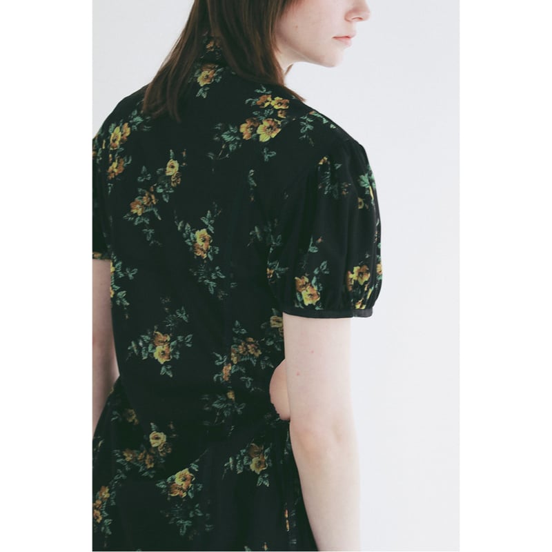 CLANE クラネ ”FLOWER SIDE HOLE SHIRTS” フラワーサイドホールシ