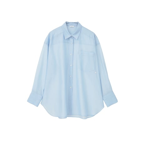 MANOF マノフ “SHEER 2WAY OVER SHIRT” シアーツーウェイオーバーシャツ