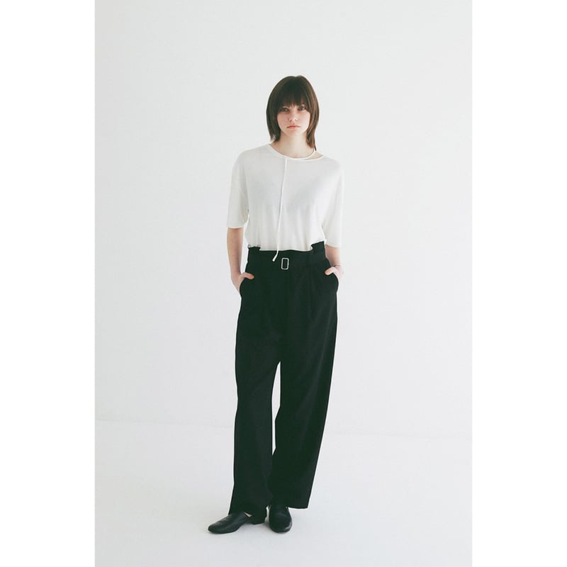 CLANE クラネ “DROOP THIN CODE SOFT TOPS” ドロップシンコード