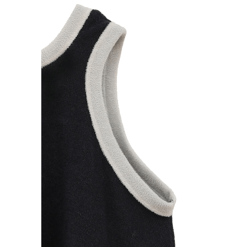 CLANE 新品未使用 PILE FLARE TANK TOPS ネイビー PILE FLARE TANK TOPS｜TOPS(トップス)｜CLANE OFFICIAL ONLINE