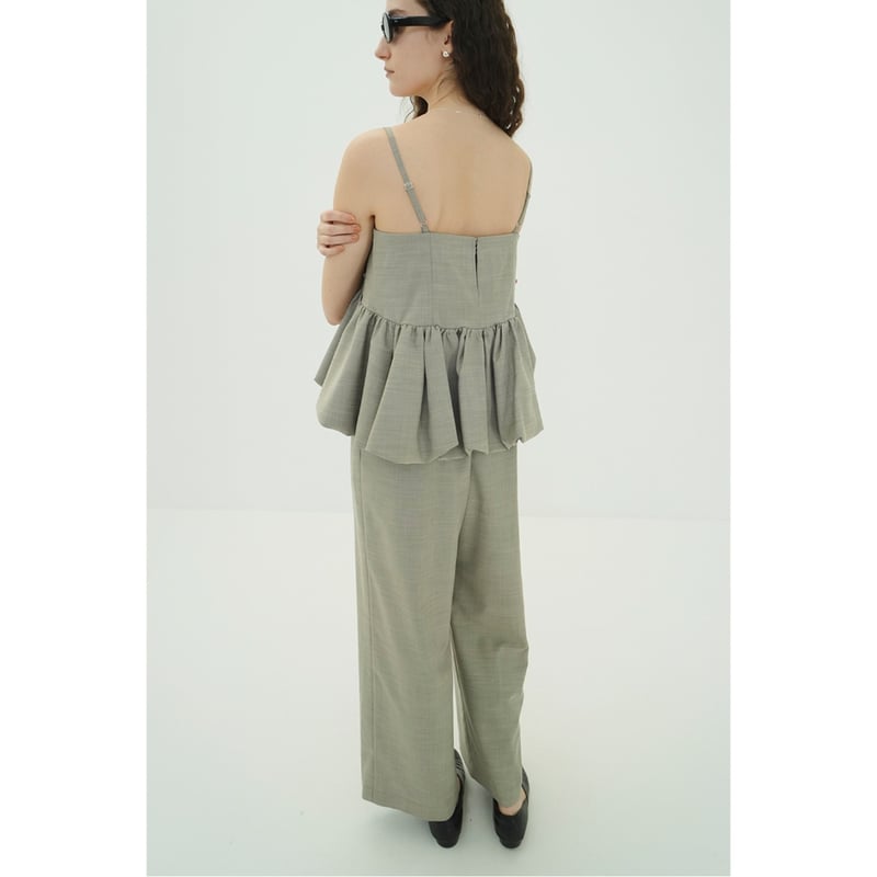 CLANE クラネ “PEPLUM LAYERED ALL IN ONE” ペプラムレイヤード