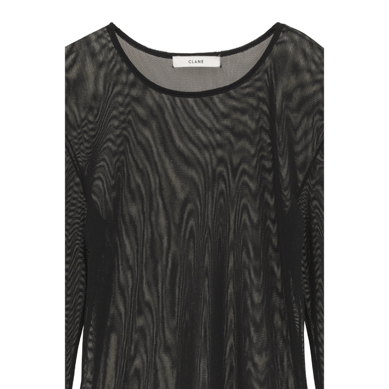 CLANE クラネ “SHEER TULLE TOPS” シアーチュールトップス | t / wo
