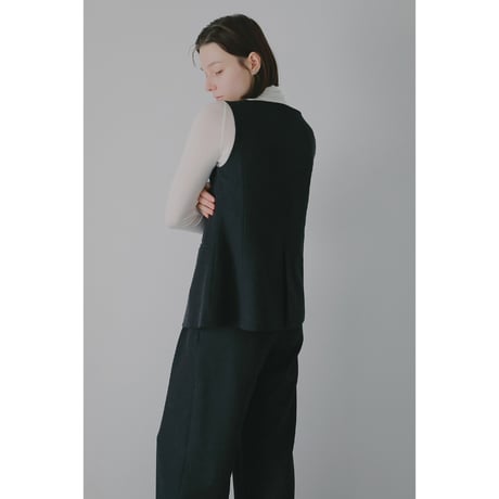 MANOF マノフ “SQUARE NECK GILET SET UP” スクエアネックジレセットアップ