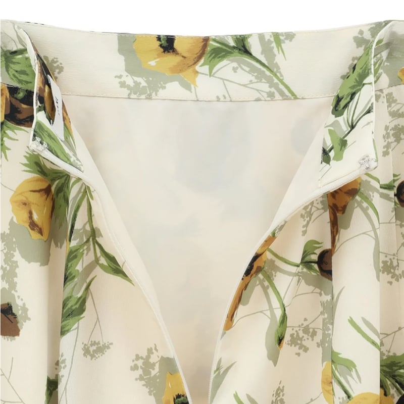 CLANE クラネ “SCARF FLOWER MERMAID SKIRT” スカーフフラワー