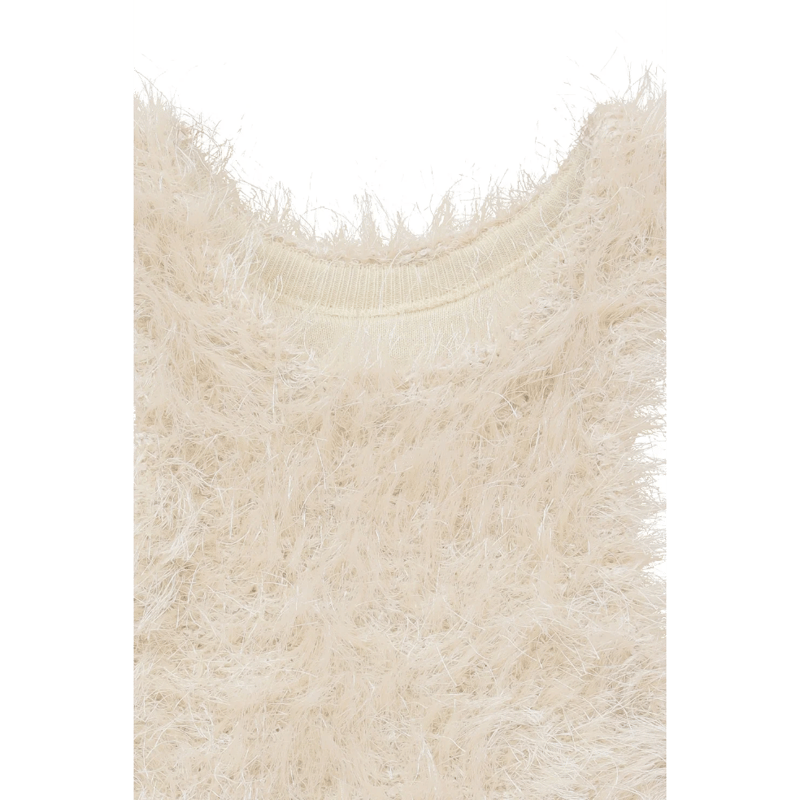 CLANE クラネ “SHAGGY AMERICAN SLEEVE KNIT TOPS” シャ