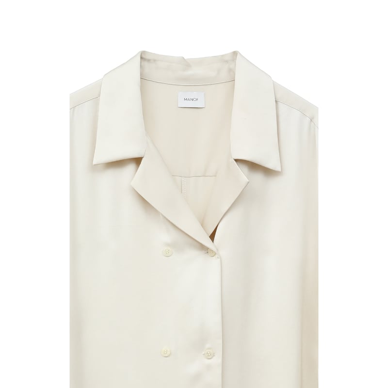 MANOF マノフ “SATIN OVER SHIRT” サテンオーバーシャツ | t / wo