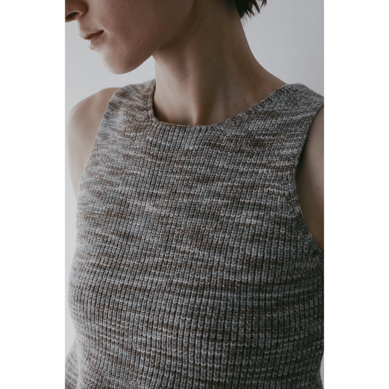 MANOF マノフ “RIB PEPLUM KNIT TOPS” リブペプラムニット