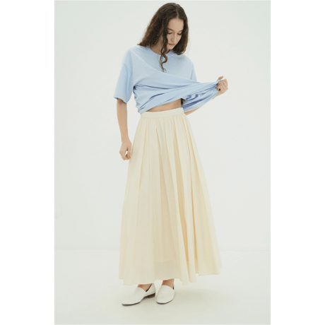 CLANE クラネ “VOLUME FLARE AIRY SKIRT” ボリュームフレアエアリースカート