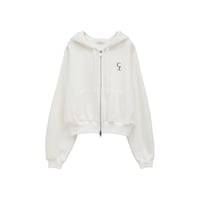 CLANE クラネ “LOGO COMPACT ZIP UP HOODIE” ロゴコンパクトジップフーディー