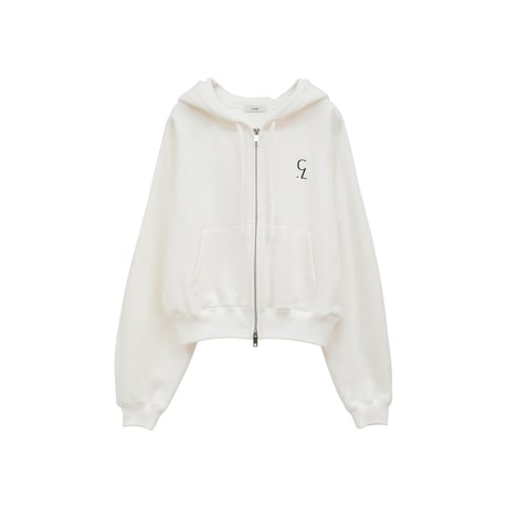 CLANE クラネ “LOGO COMPACT ZIP UP HOODIE” ロゴコンパクトジップフーディー