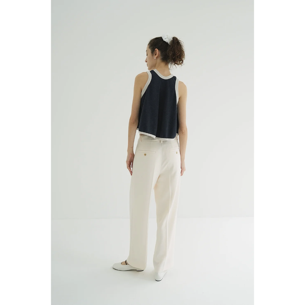 CLANE クラネ “PILE FLARE TANK TOPS” パイルフレアタンク