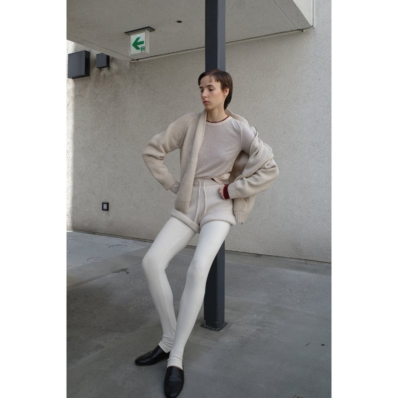 CLANE クラネ “KNIT SHORT PANTS” ニットショートパンツ | t / wo