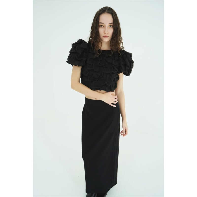CLANE クラネ “W FACE CLOUD PUFF SLEEVE TOPS” ダブルフェ