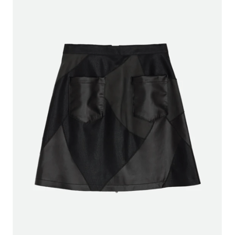 NOUNLESS ナウンレス “PATCHWORK MINI SKIRT” パッチワークミニスカート