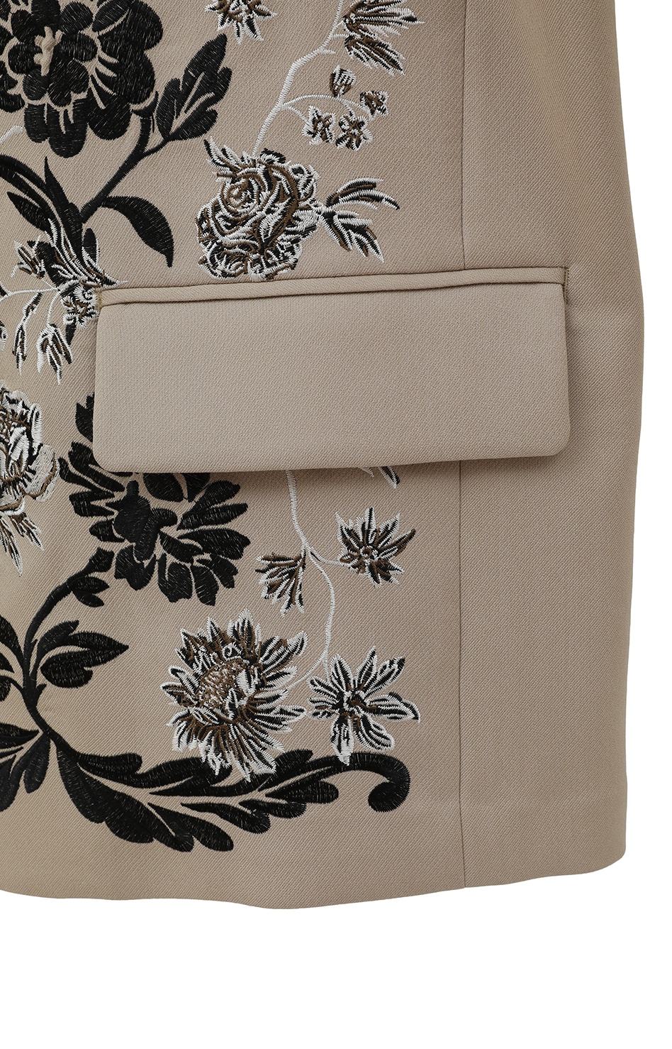 CLANE クラネ “FLOWER EMBROIDERY TAILORED JACKET” フ CLANE クラネ “FLOWER EMBROIDERY TAILORED JACKET” フ
