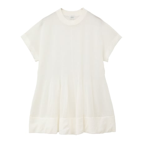MANOF マノフ “SHEER FLARE KNIT TOPS” シアーフレアニットトップス