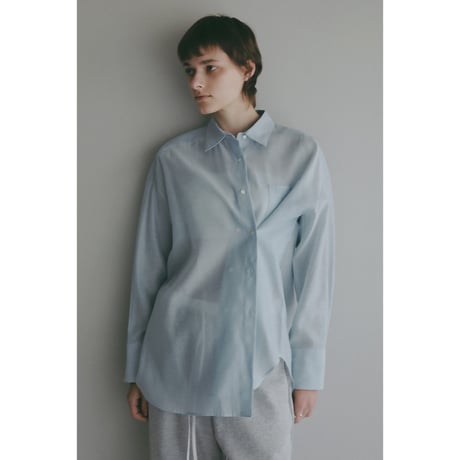 MANOF マノフ “SHEER 2WAY OVER SHIRT” シアーツーウェイオーバーシャツ